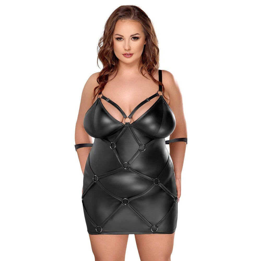 Vibrators, Sex Toy Kits and Sex Toys at Cloud9Adults - Cottelli Curves Bondage Plus Dress - Buy Sex Toys Online