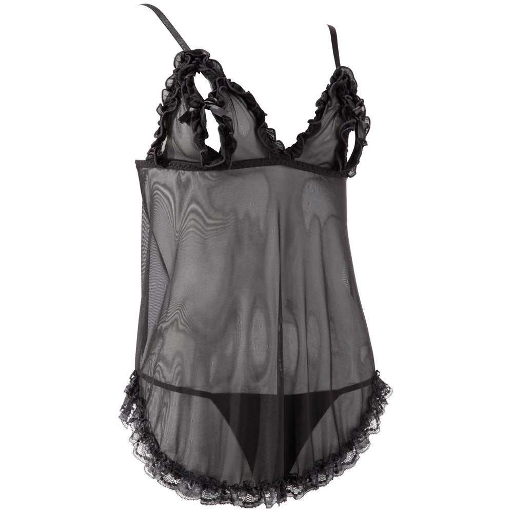 Vibrators, Sex Toy Kits and Sex Toys at Cloud9Adults - Cottelli Open Babydoll And String Back - Buy Sex Toys Online