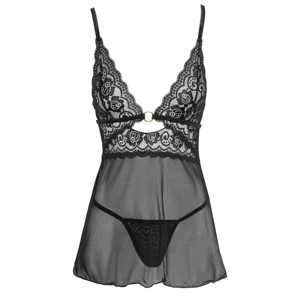 Vibrators, Sex Toy Kits and Sex Toys at Cloud9Adults - Cottelli Backless Babydoll With Thong - Buy Sex Toys Online