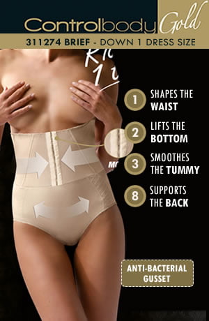 Vibrators, Sex Toy Kits and Sex Toys at Cloud9Adults - Control Body 311274 Corset Shaping Brief Skin - Buy Sex Toys Online