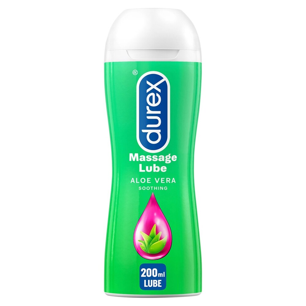 Vibrators, Sex Toy Kits and Sex Toys at Cloud9Adults - Durex Massage Lube Aloe Vera Soothing 200ml - Buy Sex Toys Online