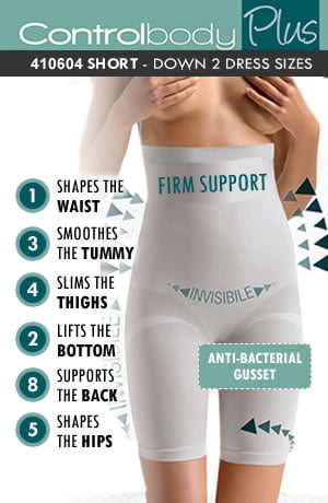 Vibrators, Sex Toy Kits and Sex Toys at Cloud9Adults - Control Body 410604 High Waist Long Shaping Shorts Skin - Buy Sex Toys Online