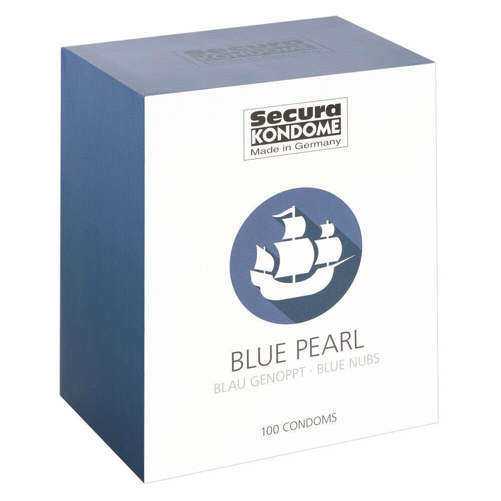 Vibrators, Sex Toy Kits and Sex Toys at Cloud9Adults - Secura Kondome Blue Pearl x100 Condoms - Buy Sex Toys Online