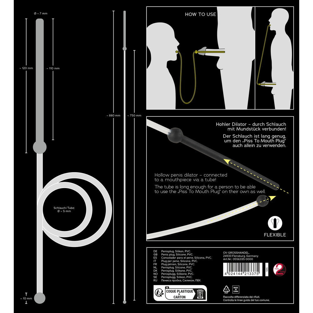 Vibrators, Sex Toy Kits and Sex Toys at Cloud9Adults - Piss To Mouth Dilator - Buy Sex Toys Online