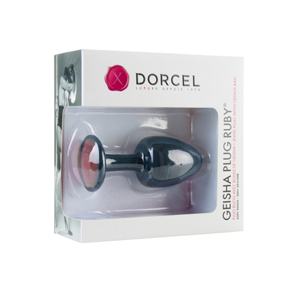 Vibrators, Sex Toy Kits and Sex Toys at Cloud9Adults - Dorcel Medium Geisha Anal Plug Ruby - Buy Sex Toys Online
