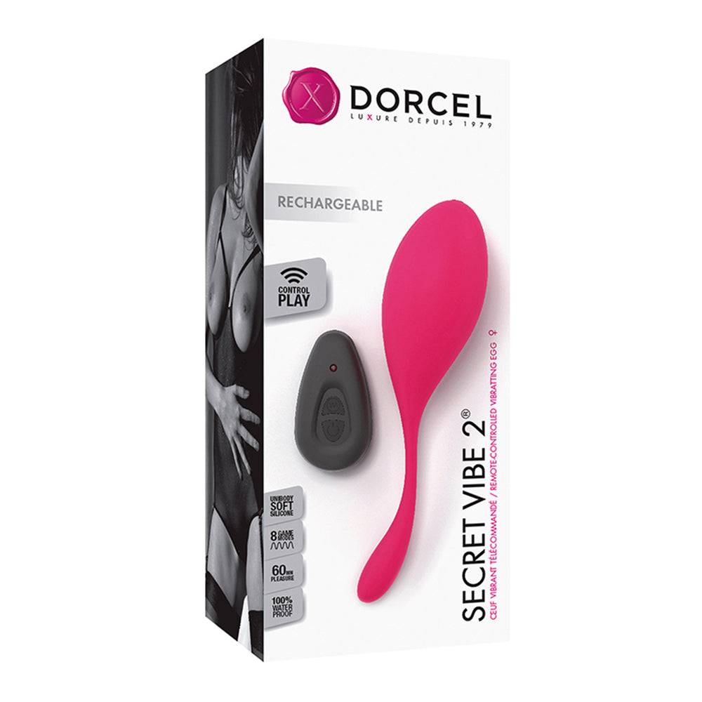 Vibrators, Sex Toy Kits and Sex Toys at Cloud9Adults - Dorcel Secret Vibe 2 Remote Controlled Egg - Buy Sex Toys Online