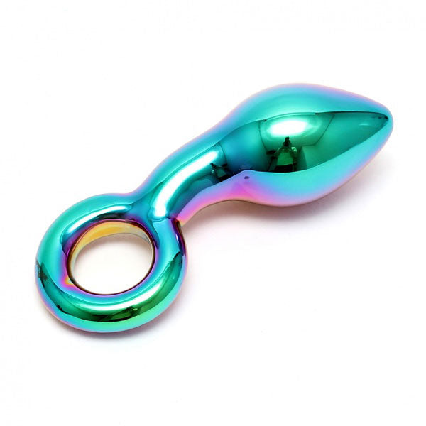 Vibrators, Sex Toy Kits and Sex Toys at Cloud9Adults - Sensual Multi Coloured Glass Kaleigh Dildo - Buy Sex Toys Online