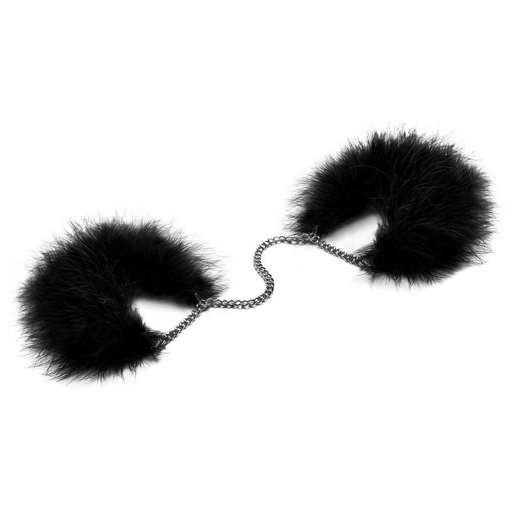 Vibrators, Sex Toy Kits and Sex Toys at Cloud9Adults - Bijoux Indiscrets Za Za Zu Feather Handcuffs - Buy Sex Toys Online