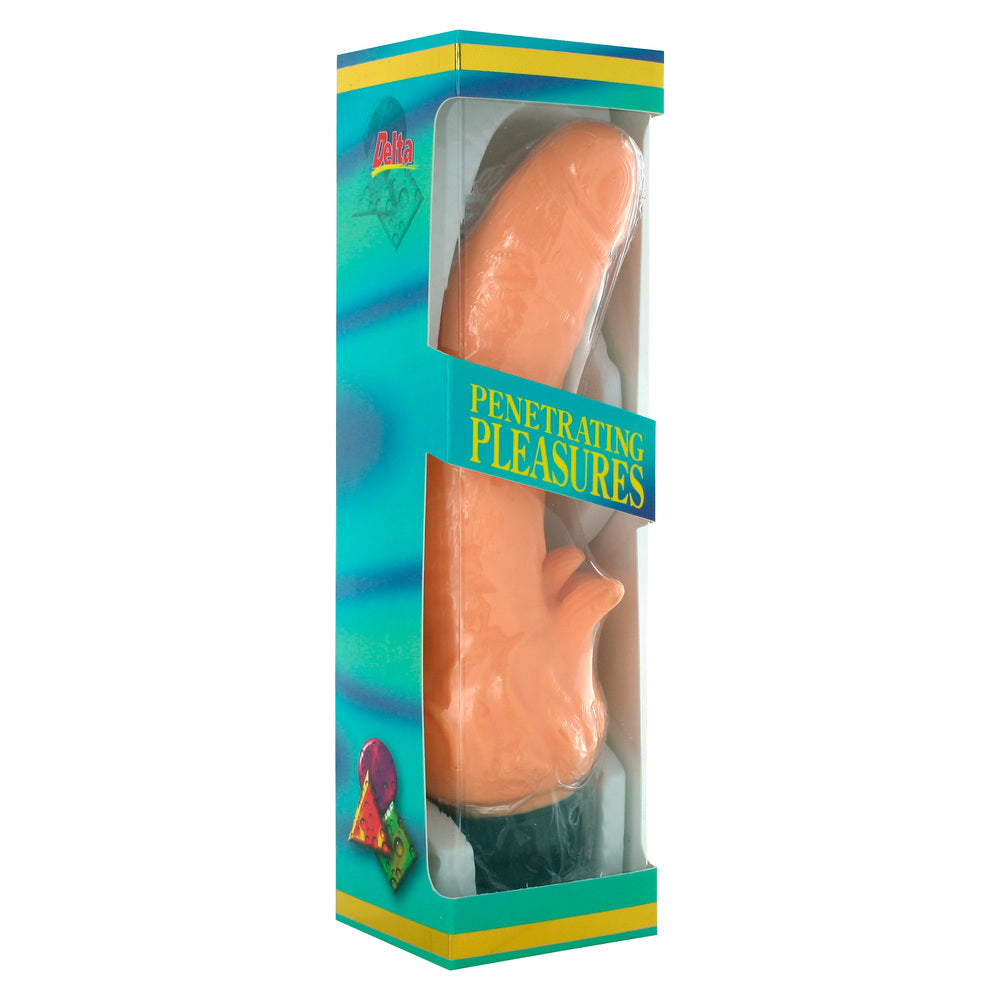 Vibrators, Sex Toy Kits and Sex Toys at Cloud9Adults - Vinyl Vibrator With Clitoral Stimulator - Buy Sex Toys Online