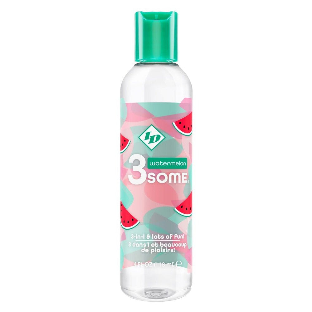 Vibrators, Sex Toy Kits and Sex Toys at Cloud9Adults - ID 3some Watermelon 3 In 1 Lubricant 118ml - Buy Sex Toys Online