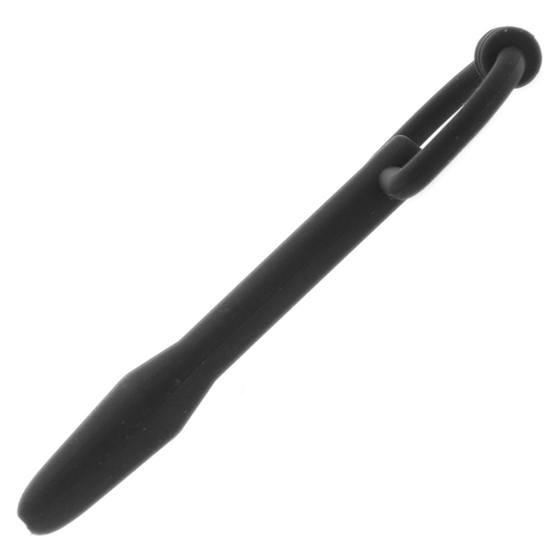 Vibrators, Sex Toy Kits and Sex Toys at Cloud9Adults - The Hallows Silicone CumThru DRing Penis Plug - Buy Sex Toys Online