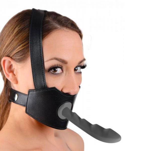 Vibrators, Sex Toy Kits and Sex Toys at Cloud9Adults - Master Series Dildo Face Harness - Buy Sex Toys Online