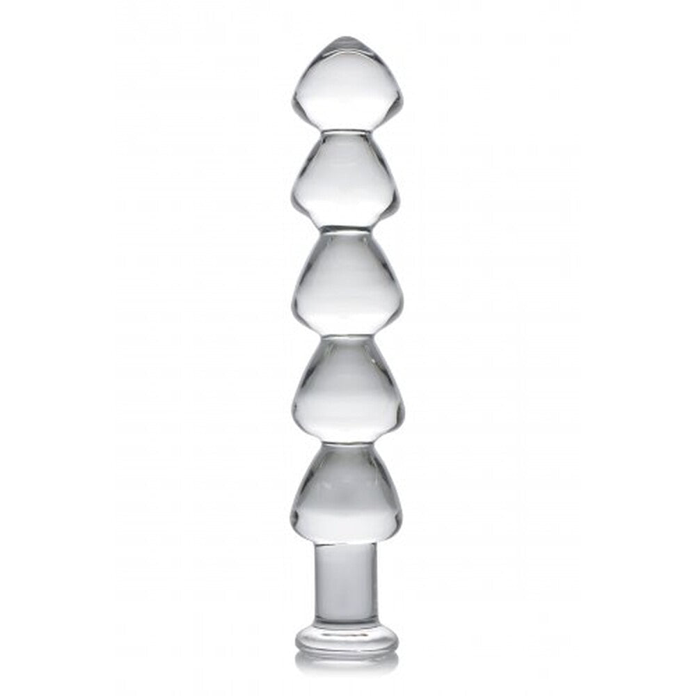 Vibrators, Sex Toy Kits and Sex Toys at Cloud9Adults - Master Series Drops Anal Links Glass Dildo - Buy Sex Toys Online