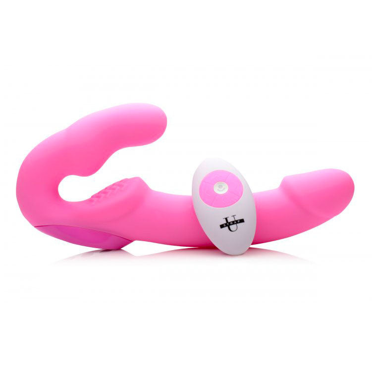 Vibrators, Sex Toy Kits and Sex Toys at Cloud9Adults - Strap U Urge Rechargeable Vibrating Strapless Strap On With Remo - Buy Sex Toys Online