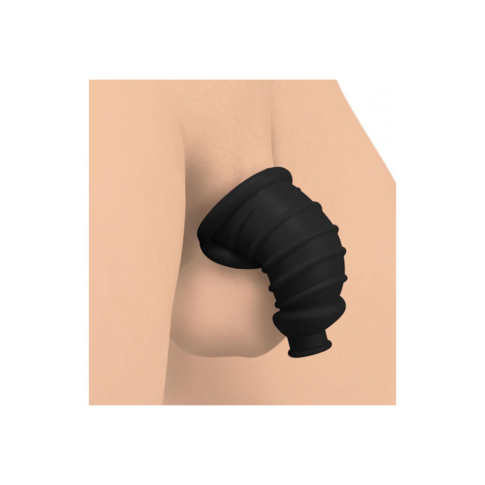 Vibrators, Sex Toy Kits and Sex Toys at Cloud9Adults - Master Series Dark Chamber Silicone Chastitys Cage - Buy Sex Toys Online