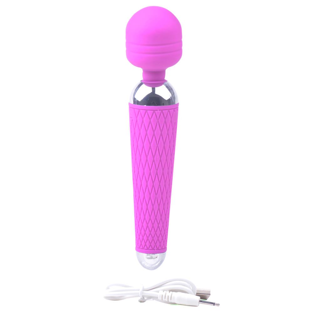 Vibrators, Sex Toy Kits and Sex Toys at Cloud9Adults - 10 Speed Purple Rechargeable Magic Wand - Buy Sex Toys Online