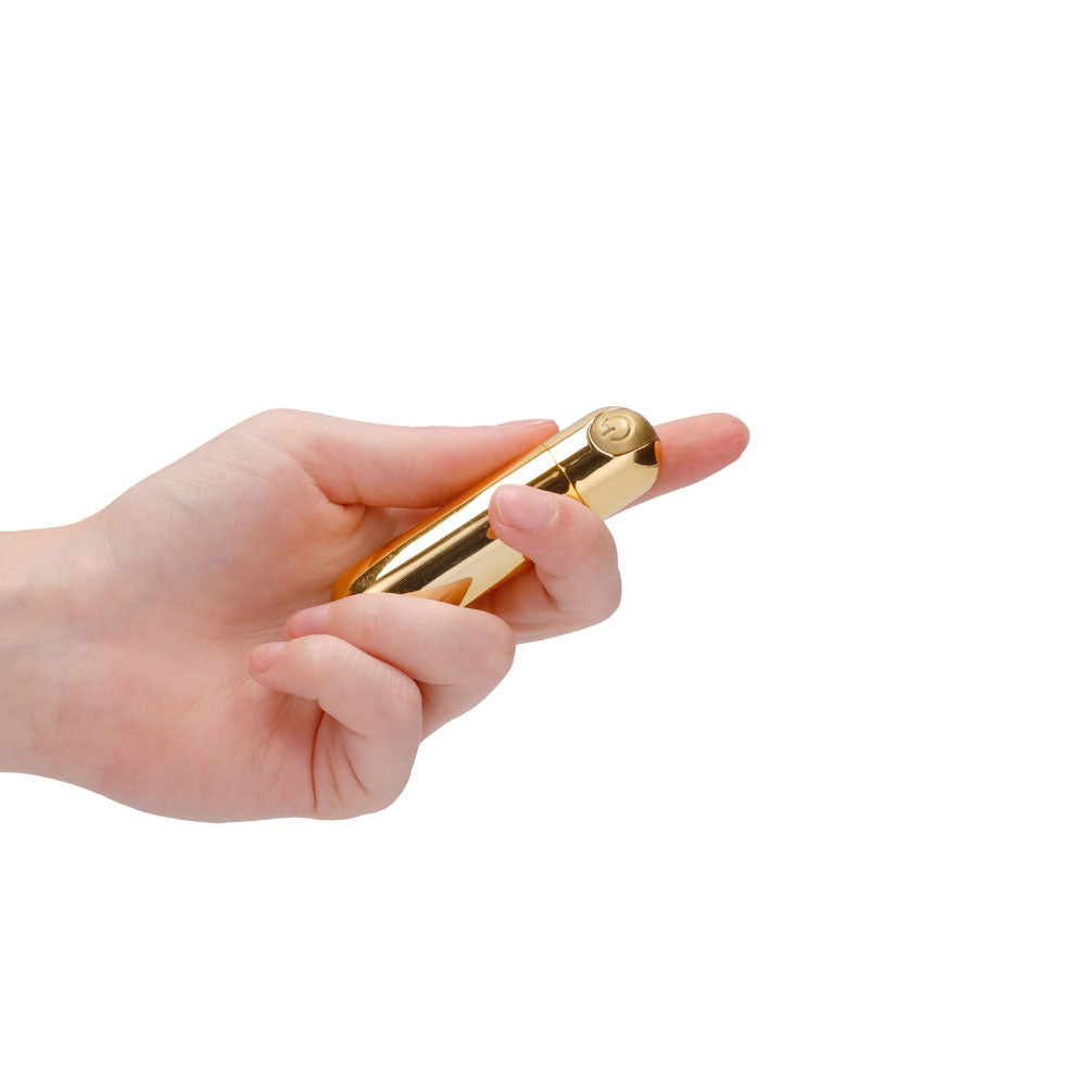 Vibrators, Sex Toy Kits and Sex Toys at Cloud9Adults - 10 speed Rechargeable Bullet Gold - Buy Sex Toys Online