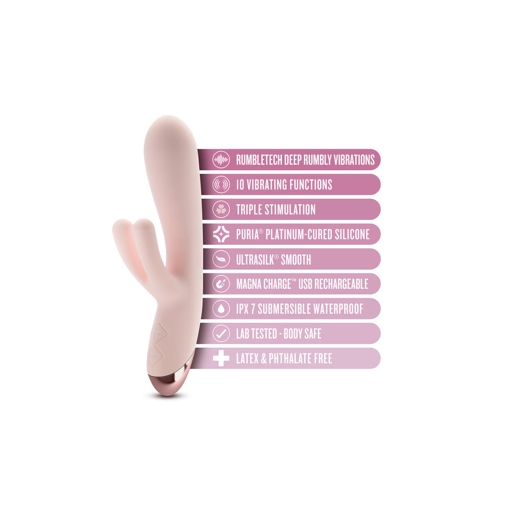 Vibrators, Sex Toy Kits and Sex Toys at Cloud9Adults - Blush Elora Pink Triple Stimulation Vibe - Buy Sex Toys Online