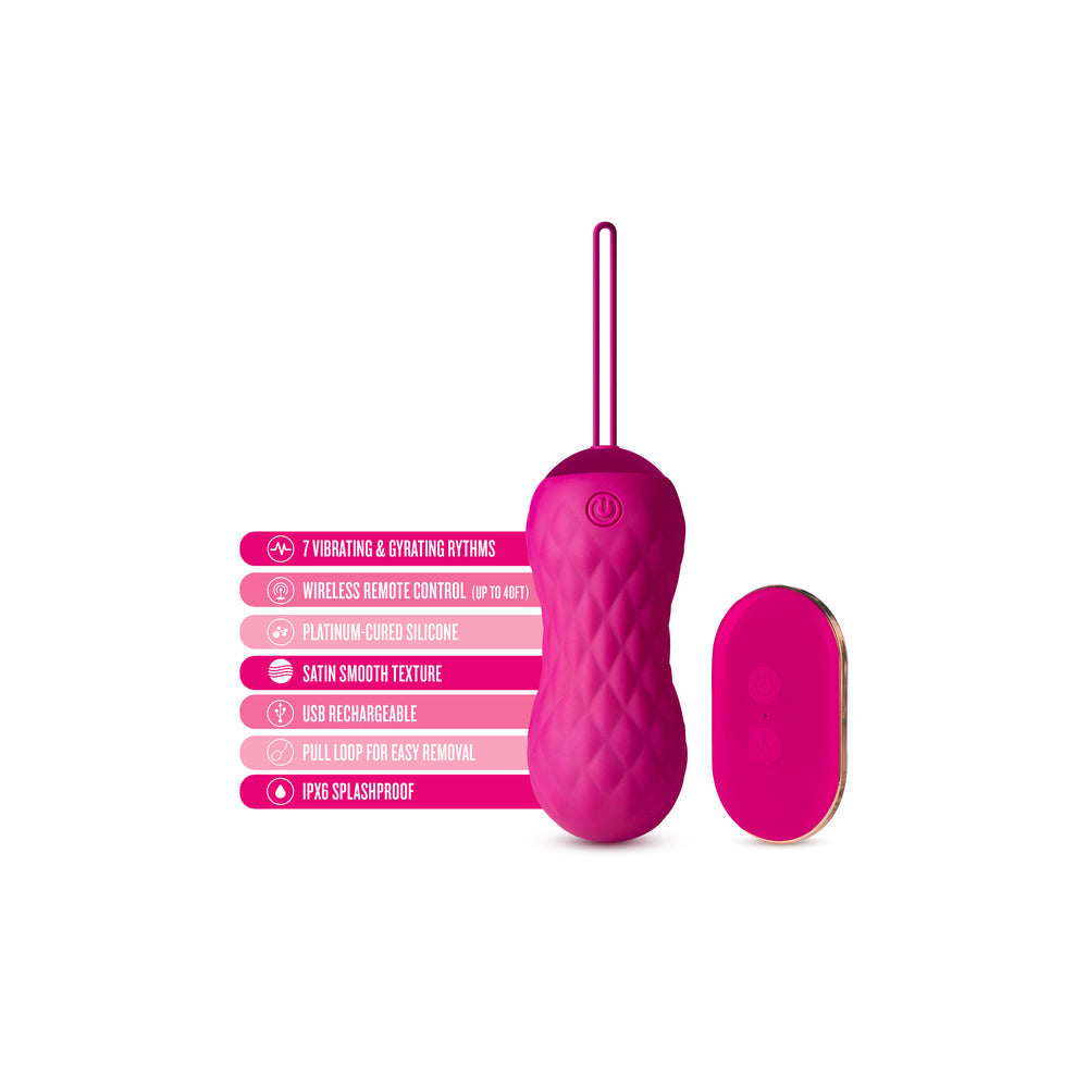 Vibrators, Sex Toy Kits and Sex Toys at Cloud9Adults - Lush Carina Gyrating Remote Control Egg - Buy Sex Toys Online
