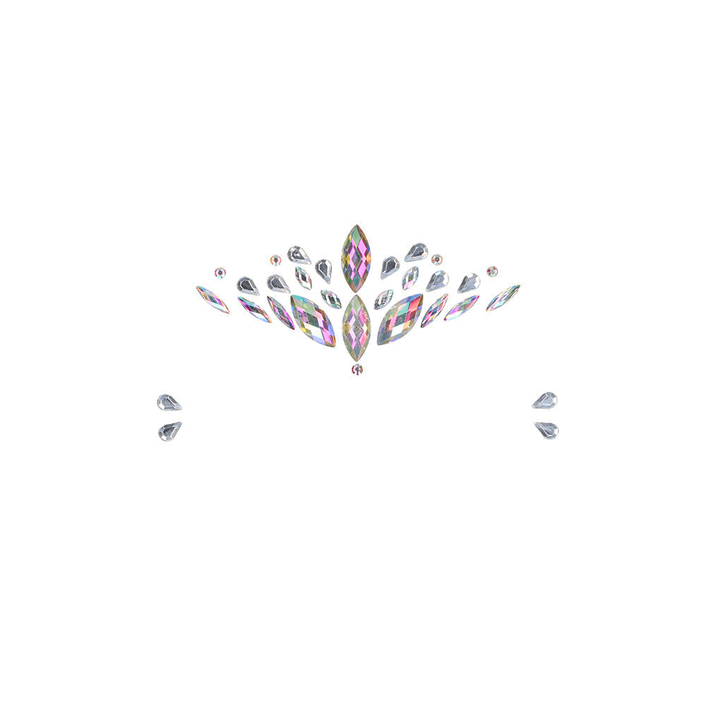 Vibrators, Sex Toy Kits and Sex Toys at Cloud9Adults - Le Desir Dazzling Crowned Face Bling Sticker - Buy Sex Toys Online
