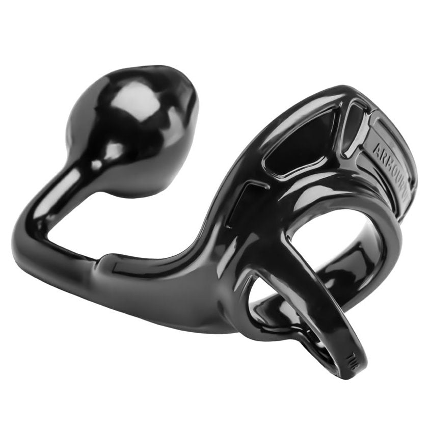 Vibrators, Sex Toy Kits and Sex Toys at Cloud9Adults - Perfect Fit Armour Tug Lock Black Medium - Buy Sex Toys Online