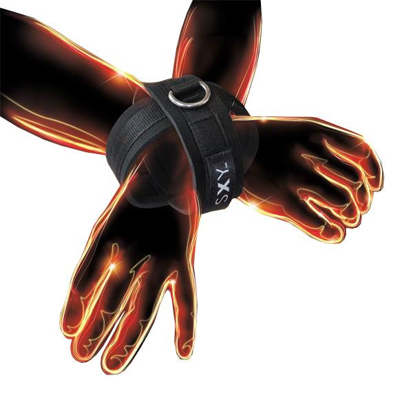 Vibrators, Sex Toy Kits and Sex Toys at Cloud9Adults - SXY Cuffs Deluxe Neoprene Cross Cuffs - Buy Sex Toys Online