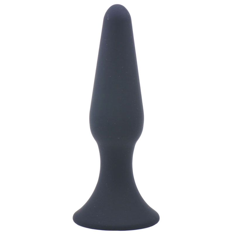 Vibrators, Sex Toy Kits and Sex Toys at Cloud9Adults - Medium Classic Black Silicone Butt Plug - Buy Sex Toys Online