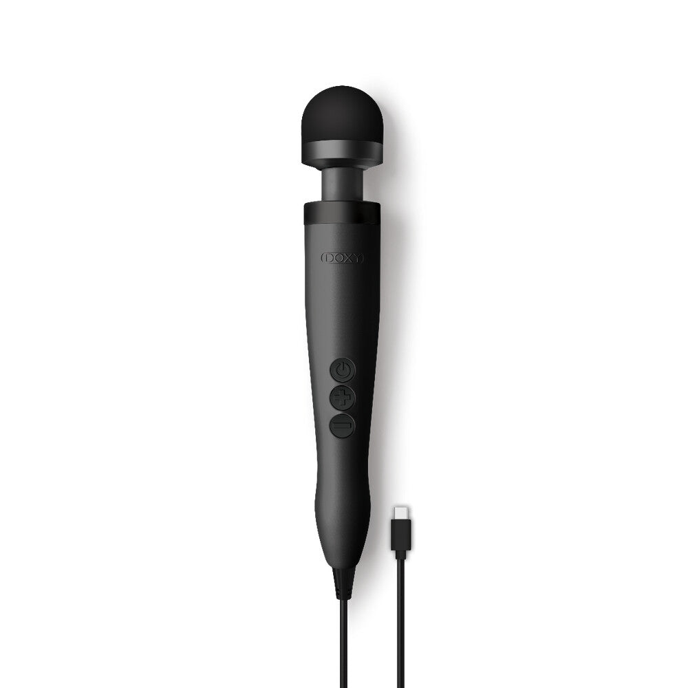 Vibrators, Sex Toy Kits and Sex Toys at Cloud9Adults - Doxy Wand 3 Black USB Powered - Buy Sex Toys Online