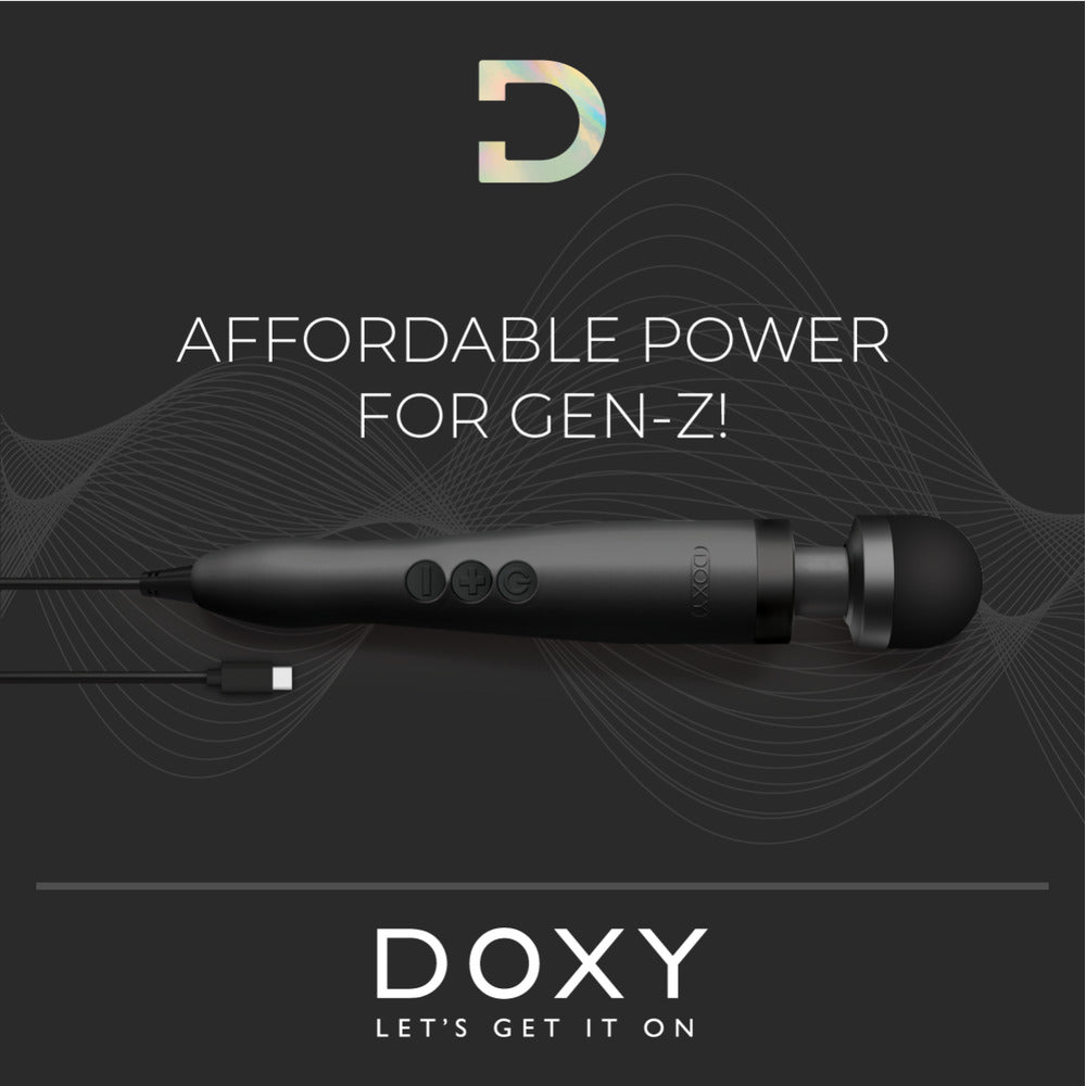 Vibrators, Sex Toy Kits and Sex Toys at Cloud9Adults - Doxy Wand 3 Black USB Powered - Buy Sex Toys Online