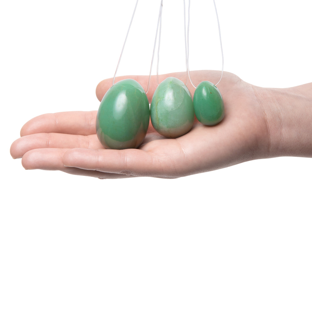 Vibrators, Sex Toy Kits and Sex Toys at Cloud9Adults - La Gemmes Yoni Egg Set Jade - Buy Sex Toys Online