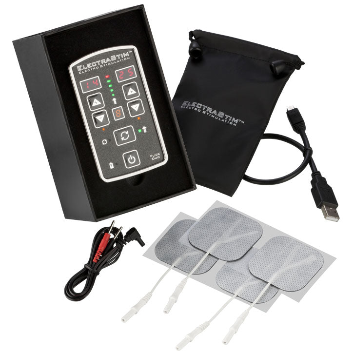 Vibrators, Sex Toy Kits and Sex Toys at Cloud9Adults - ElectraStim Flick Duo Electro Stimulation Pack - Buy Sex Toys Online