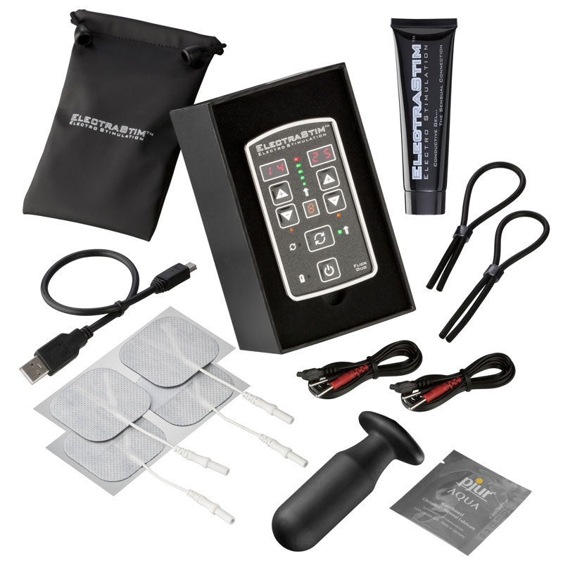 Vibrators, Sex Toy Kits and Sex Toys at Cloud9Adults - ElectraStim Flick Duo Electro Stimulation Multi Pack - Buy Sex Toys Online