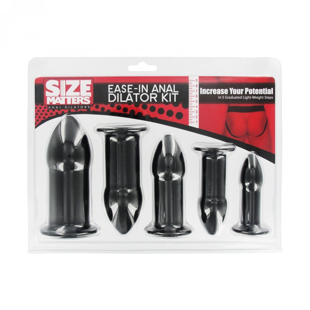 Vibrators, Sex Toy Kits and Sex Toys at Cloud9Adults - Size Matters Ease In Anal Dilator Kit - Buy Sex Toys Online