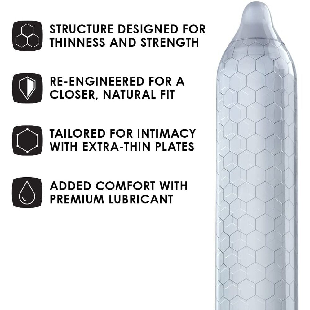Vibrators, Sex Toy Kits and Sex Toys at Cloud9Adults - Lelo Hex Original Condoms 3 Pack - Buy Sex Toys Online