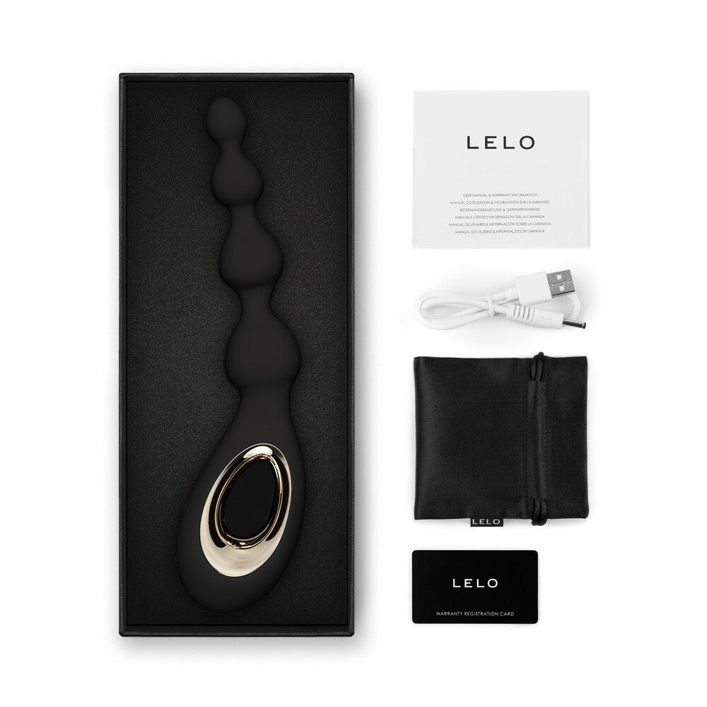 Vibrators, Sex Toy Kits and Sex Toys at Cloud9Adults - Lelo Soraya Anal Beads Massager Black - Buy Sex Toys Online