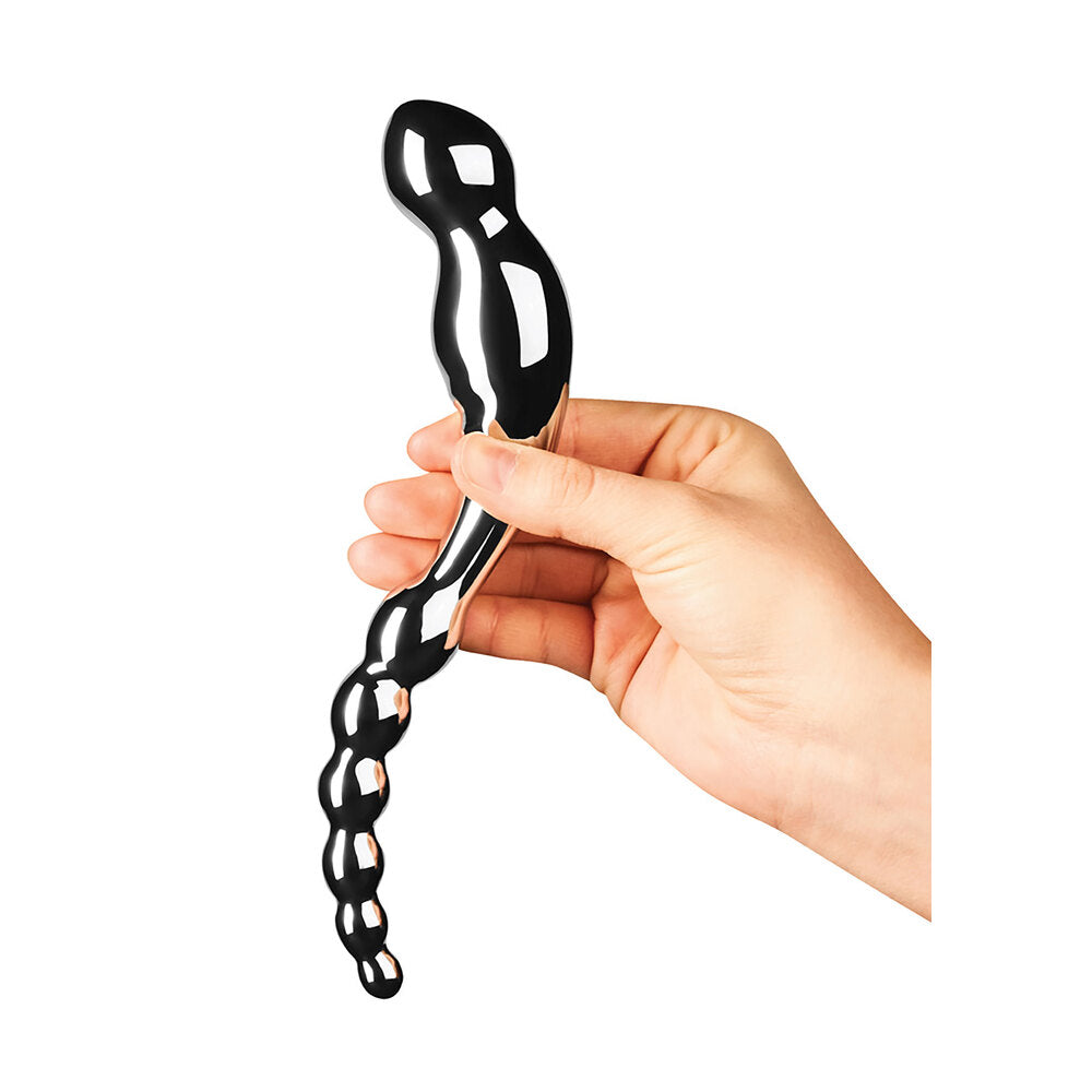 Vibrators, Sex Toy Kits and Sex Toys at Cloud9Adults - Le Wand Swerve Stainless Steel Dildo - Buy Sex Toys Online