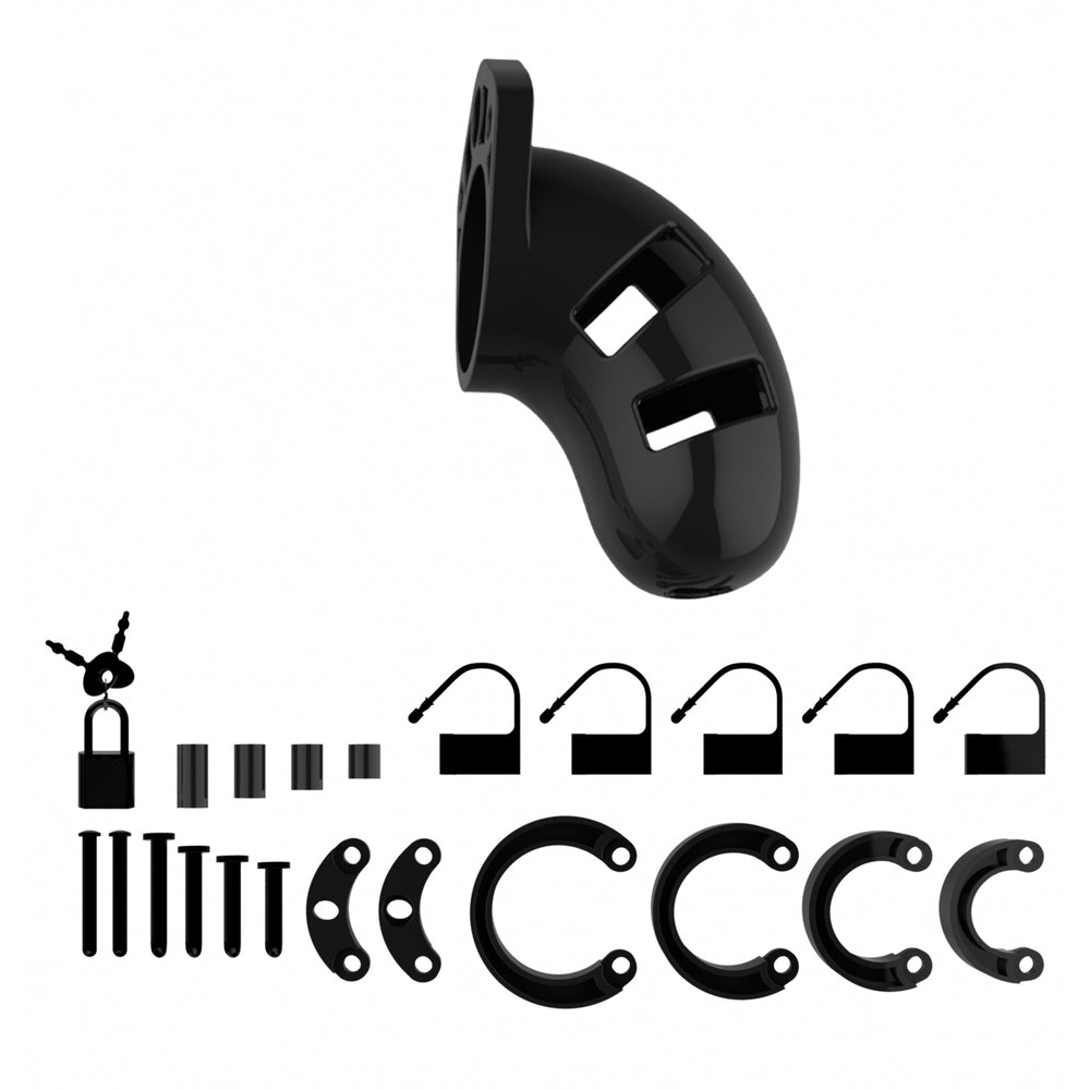 Vibrators, Sex Toy Kits and Sex Toys at Cloud9Adults - Man Cage 01 Male 3.5 Inch Black Chastity Cage - Buy Sex Toys Online