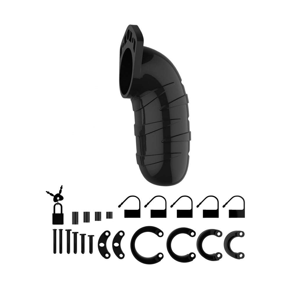 Vibrators, Sex Toy Kits and Sex Toys at Cloud9Adults - Man Cage 05 Male 5.5 Inch Black Chastity Cage - Buy Sex Toys Online