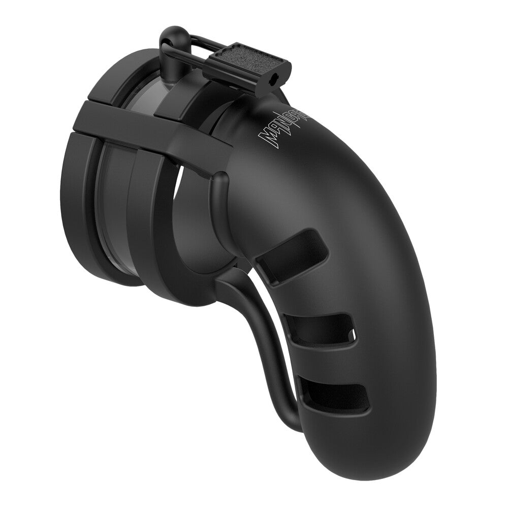 Vibrators, Sex Toy Kits and Sex Toys at Cloud9Adults - Man Cage 19 Male 4.5 Inch Chastity Cage With Ball Splitter - Buy Sex Toys Online