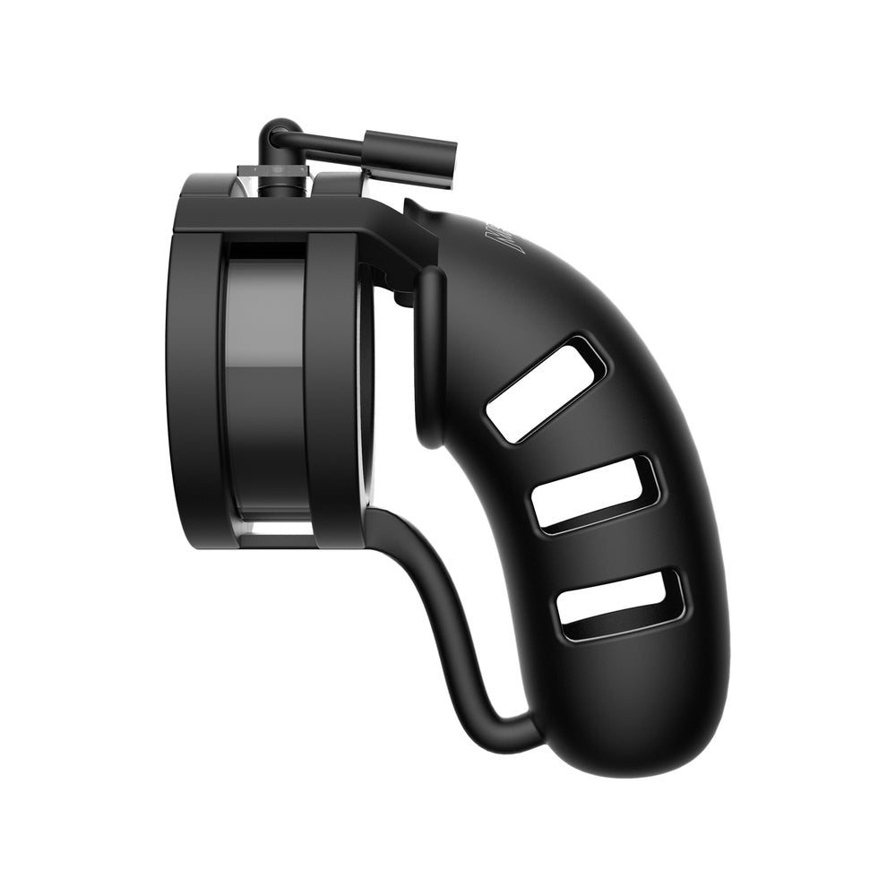 Vibrators, Sex Toy Kits and Sex Toys at Cloud9Adults - Man Cage 19 Male 4.5 Inch Chastity Cage With Ball Splitter - Buy Sex Toys Online