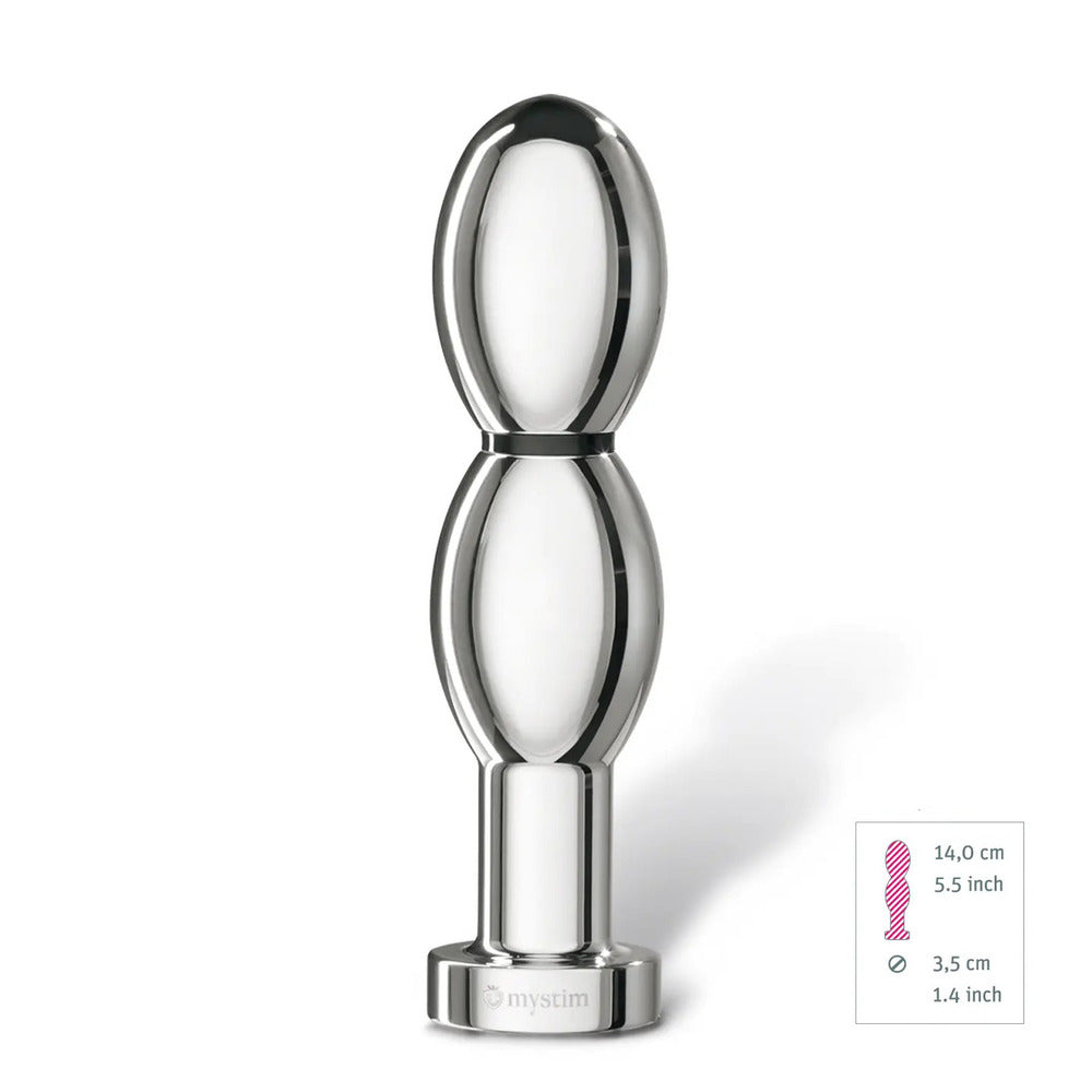 Vibrators, Sex Toy Kits and Sex Toys at Cloud9Adults - MyStim Oh Thello EStim Aluminium Dildo - Buy Sex Toys Online