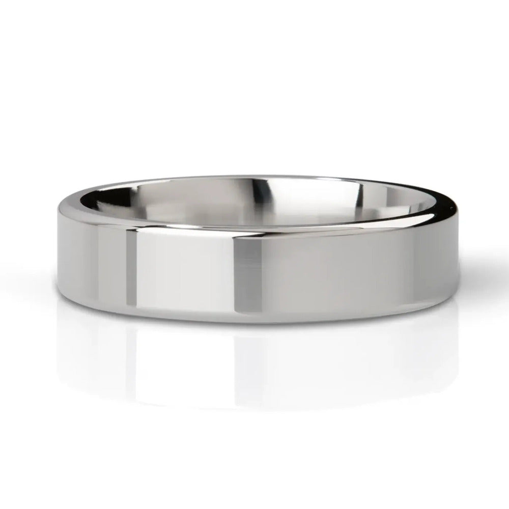 Vibrators, Sex Toy Kits and Sex Toys at Cloud9Adults - MyStim Duke Stainless Steel Polished Cock Ring - Buy Sex Toys Online