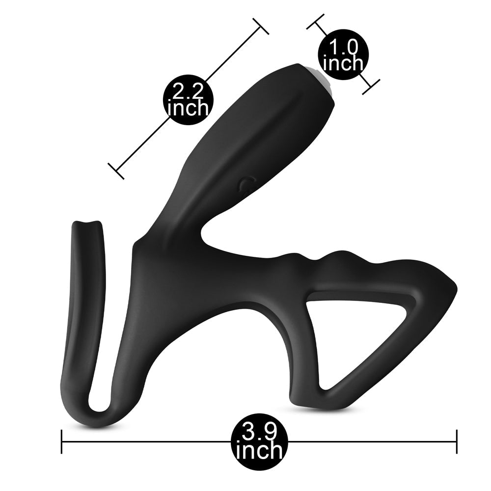 Vibrators, Sex Toy Kits and Sex Toys at Cloud9Adults - Cockring and Clit Vibrator Black - Buy Sex Toys Online