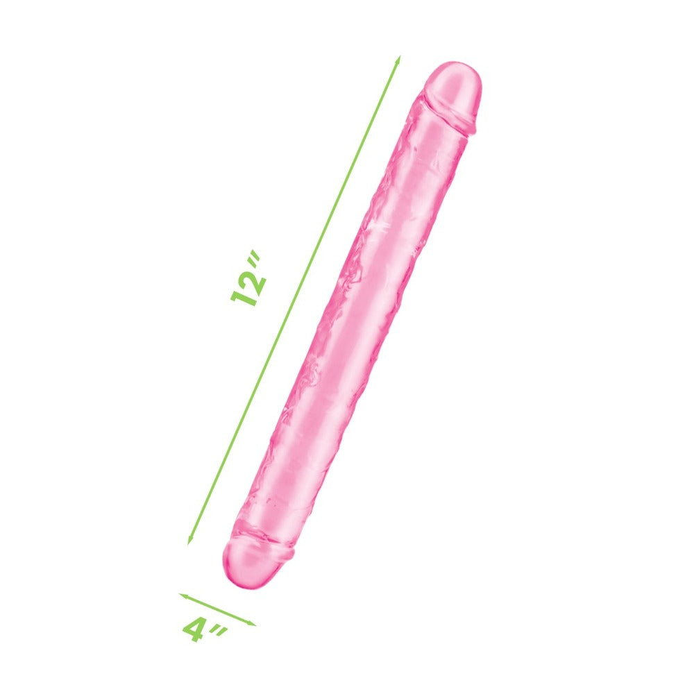 Vibrators, Sex Toy Kits and Sex Toys at Cloud9Adults - Me You Us Ultra Double Dildo 12 Inches Pink - Buy Sex Toys Online