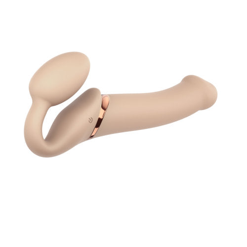 Vibrators, Sex Toy Kits and Sex Toys at Cloud9Adults - Strap-on-Me Vibrating Strap-On Large Vanilla - Buy Sex Toys Online