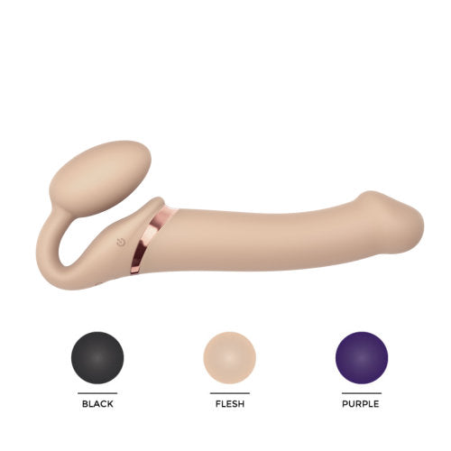 Vibrators, Sex Toy Kits and Sex Toys at Cloud9Adults - Strap-on-Me Vibrating Strap-On Large Vanilla - Buy Sex Toys Online
