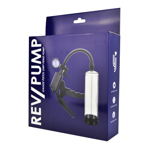 Vibrators, Sex Toy Kits and Sex Toys at Cloud9Adults - Rev-Pump Gauge Pistol Grip Penis Pump - Buy Sex Toys Online