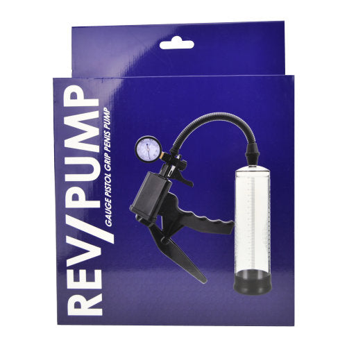 Vibrators, Sex Toy Kits and Sex Toys at Cloud9Adults - Rev-Pump Gauge Pistol Grip Penis Pump - Buy Sex Toys Online