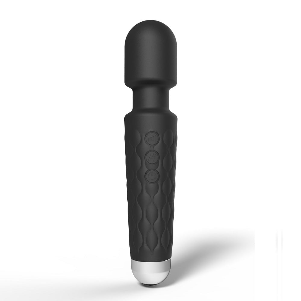 Vibrators, Sex Toy Kits and Sex Toys at Cloud9Adults - Loving Joy 20 Function Wand Vibrator Black - Buy Sex Toys Online