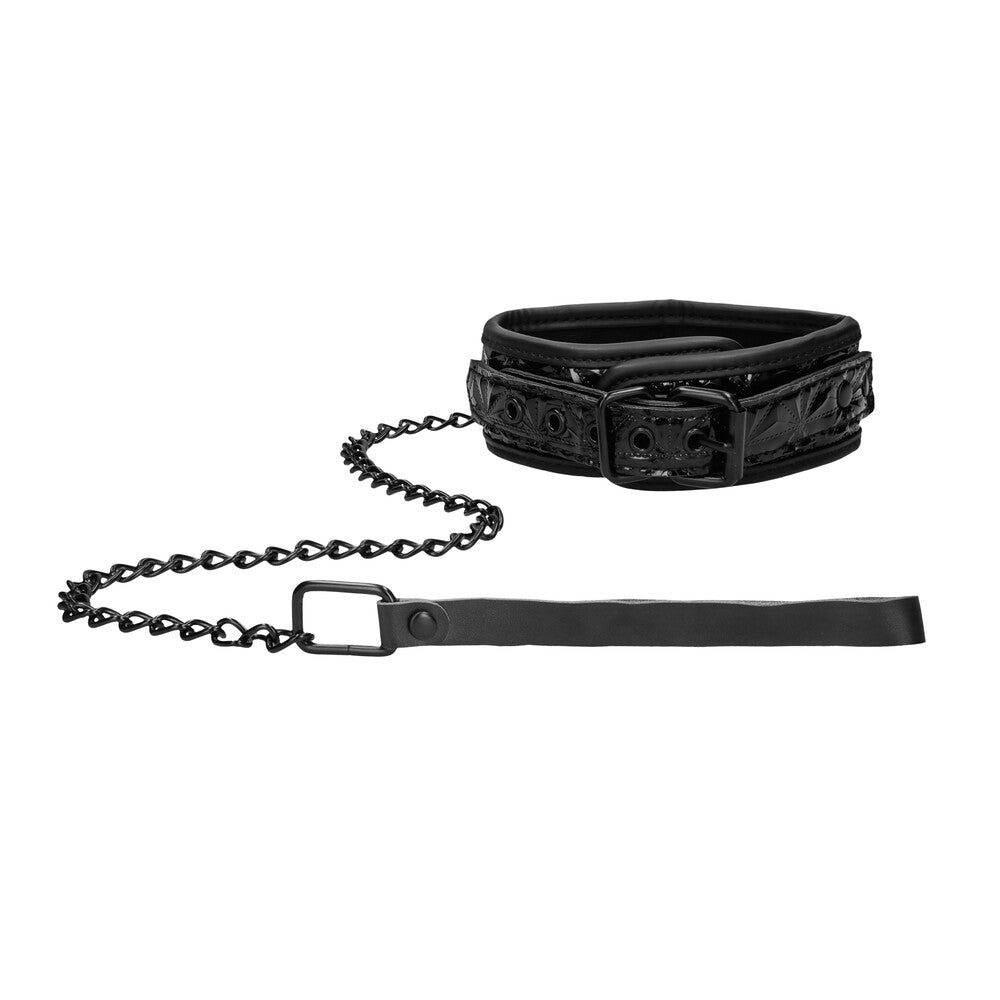 Vibrators, Sex Toy Kits and Sex Toys at Cloud9Adults - Ouch Luxury Collar With Leash - Buy Sex Toys Online